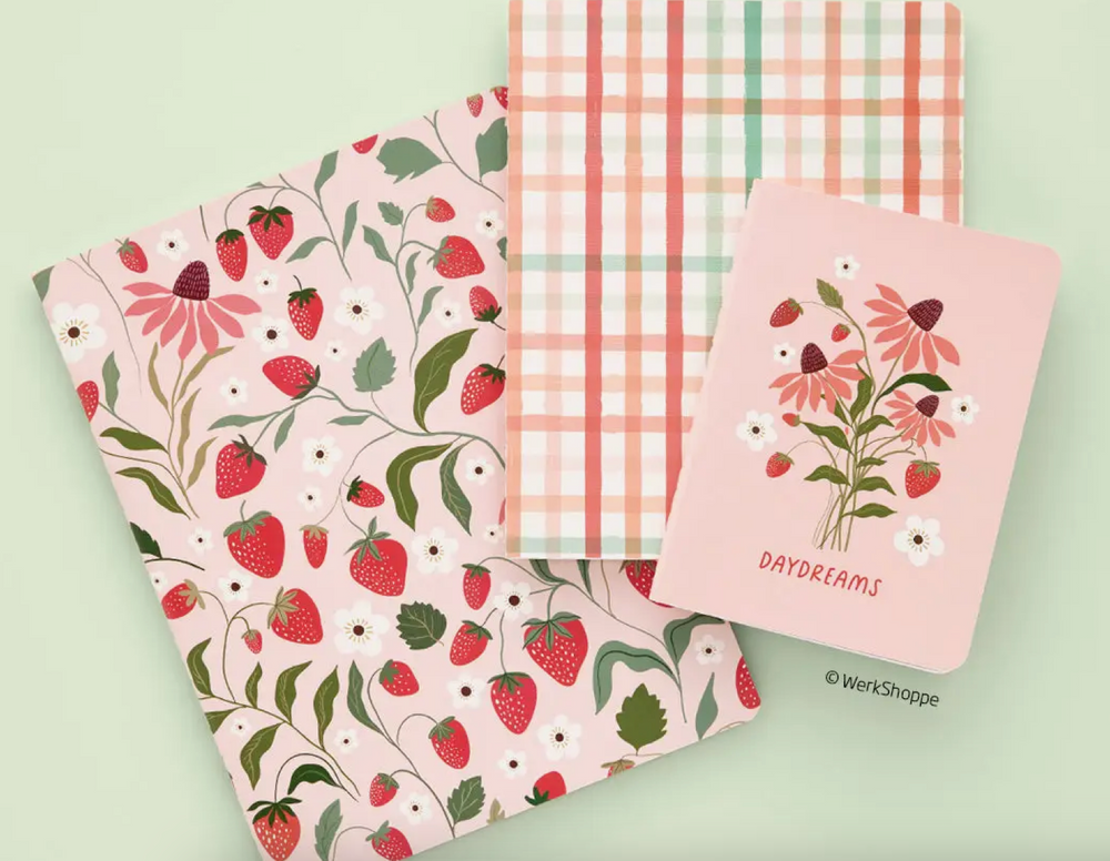 Strawberry Daydreams Notebook Set