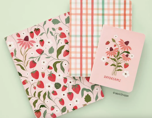 Strawberry Daydreams Notebook Set