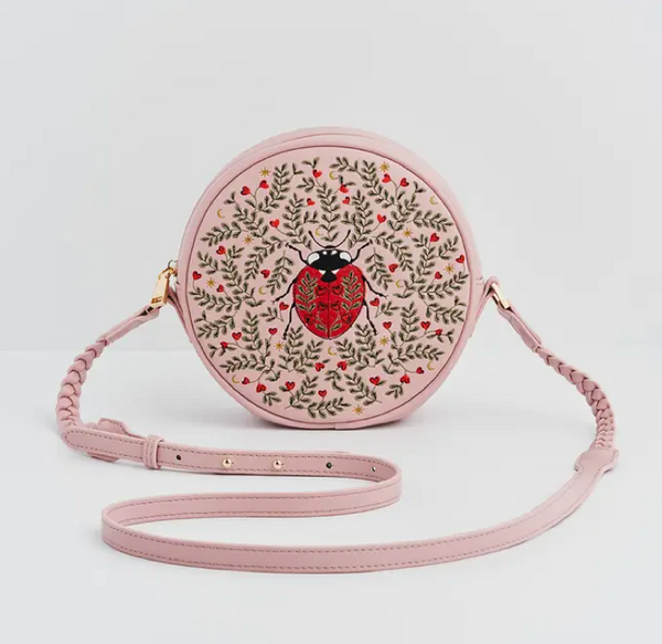 Pink Ladybug Circle Bag