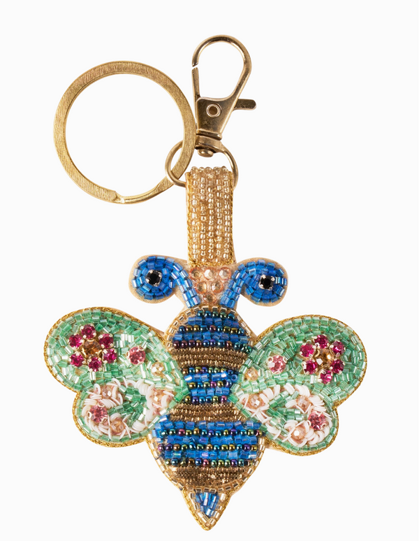 Beaded Keyring Bee
