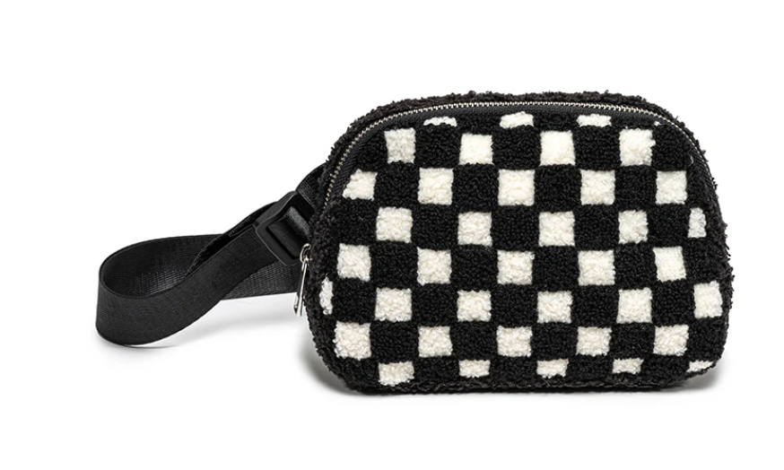 Checkered Belt Bag