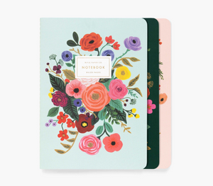 Garden Party Notebooks - Set of 3