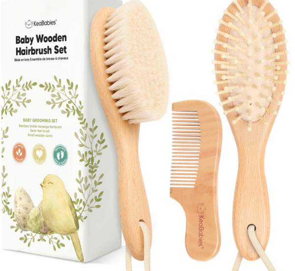 Baby Hairbrush and Comb Set