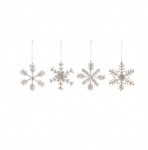 Beaded Snowflake Ornament