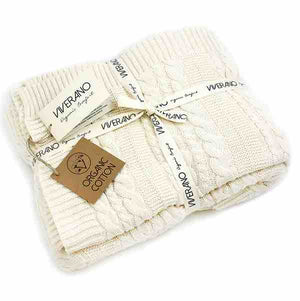 Viverano Cable Knit Throw