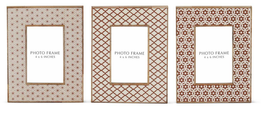 Wood & Resin Tile Photo Frames