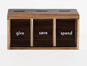 Give, Save, Spend Piggy Bank