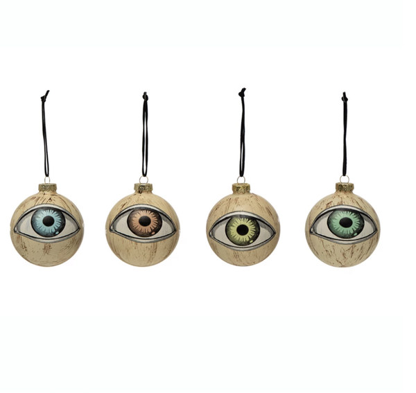 Glass Eyeball Ornament
