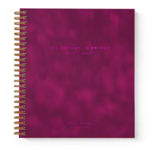 Future Is Bright Monthly Planner Fuchsia