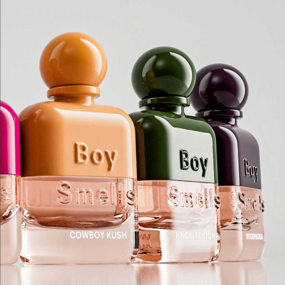 Boy Smells Perfume
