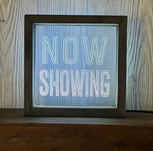 Now Showing Light-Up Sign