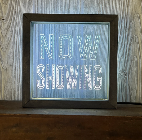 Now Showing Light-Up Sign