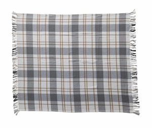Brushed Cotton Flannel Throw
