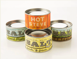 Beautiful Briny Sea Salt Tins