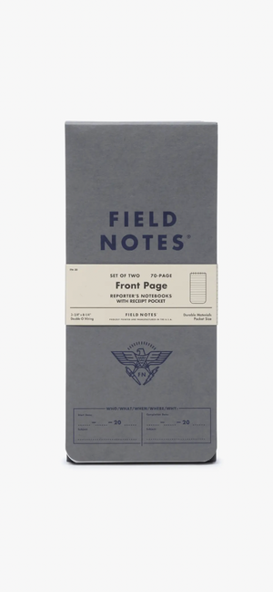 "Front Page" Reporter's Notebook-Set of 2