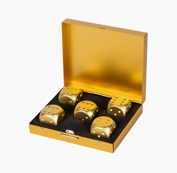 Brushed Stainless Steel Dice