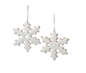 Gingerbread Snowflake Ornament