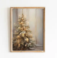 Victorian Candle Lit Christmas Tree