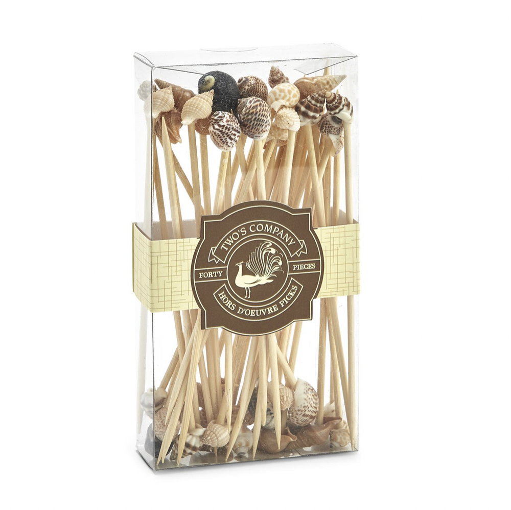 Seashell Hors D'oeuvre Long Picks