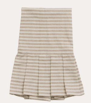 Striped Hand Towel w/Ruffle