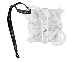 White Velvet Scrunchie Set - Ornament Box
