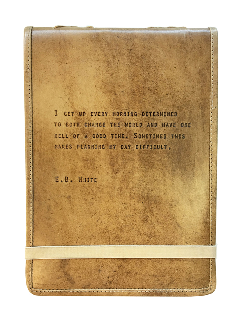 E.B. White Leather Journal