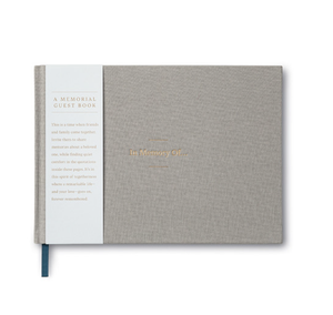Memorial Guest Book- "In Memory of"