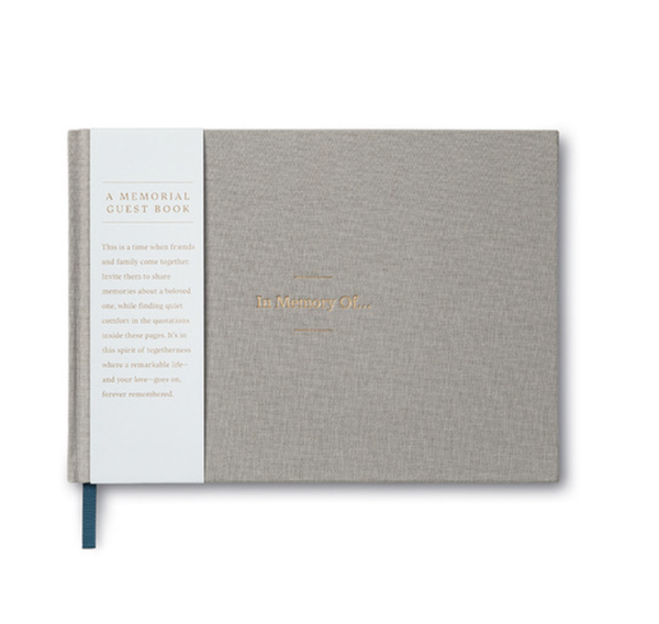 Memorial Guest Book- "In Memory of"