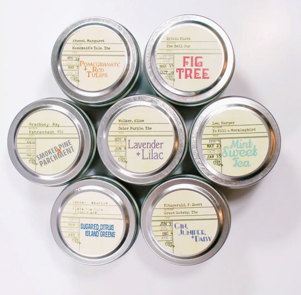 Mini Tin Banned Book Candles