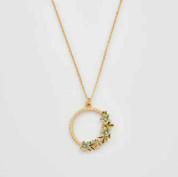 Floral Wreath Necklace