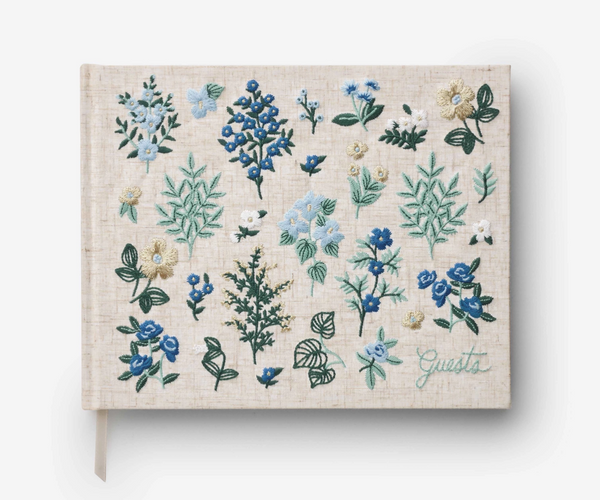 Rifle Embroidered Guest Book