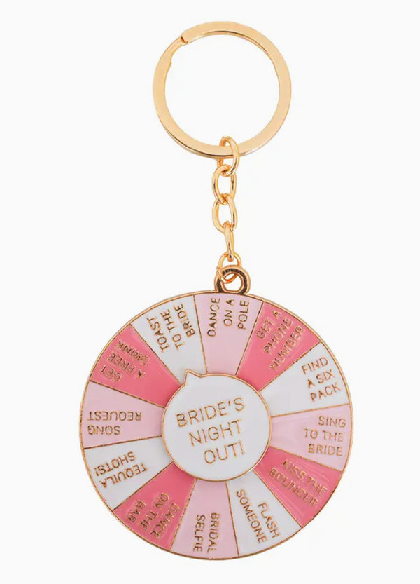 Bride's Night Out Keychain Spinner Game