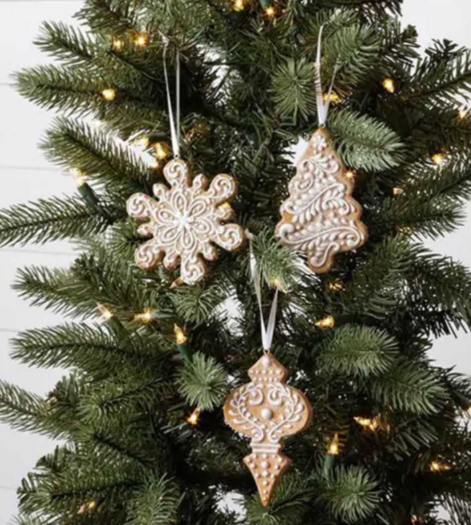 Iced Gingerbread Ornaments