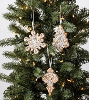 Iced Gingerbread Ornaments