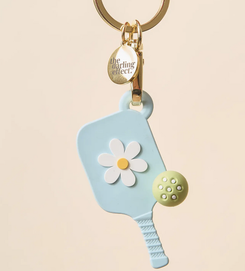 Pickleball Paddle Keychain