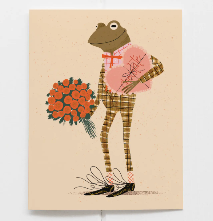 Handsome Frog Valentine