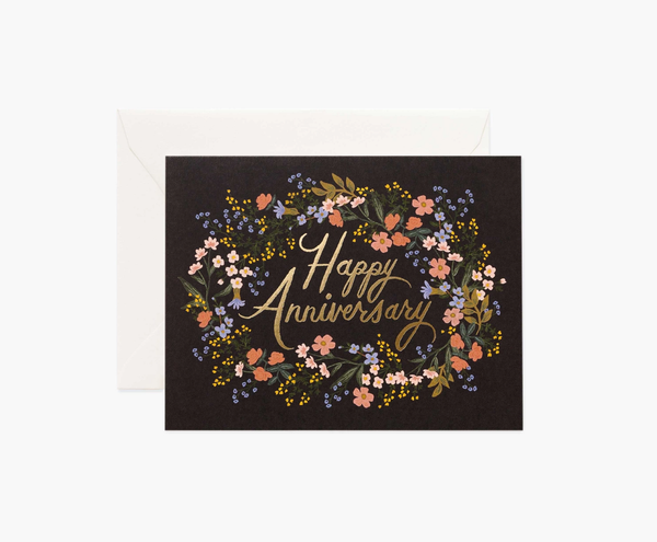 Anniversary Wreath Card