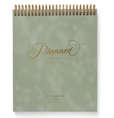 Velvet Planner Sage