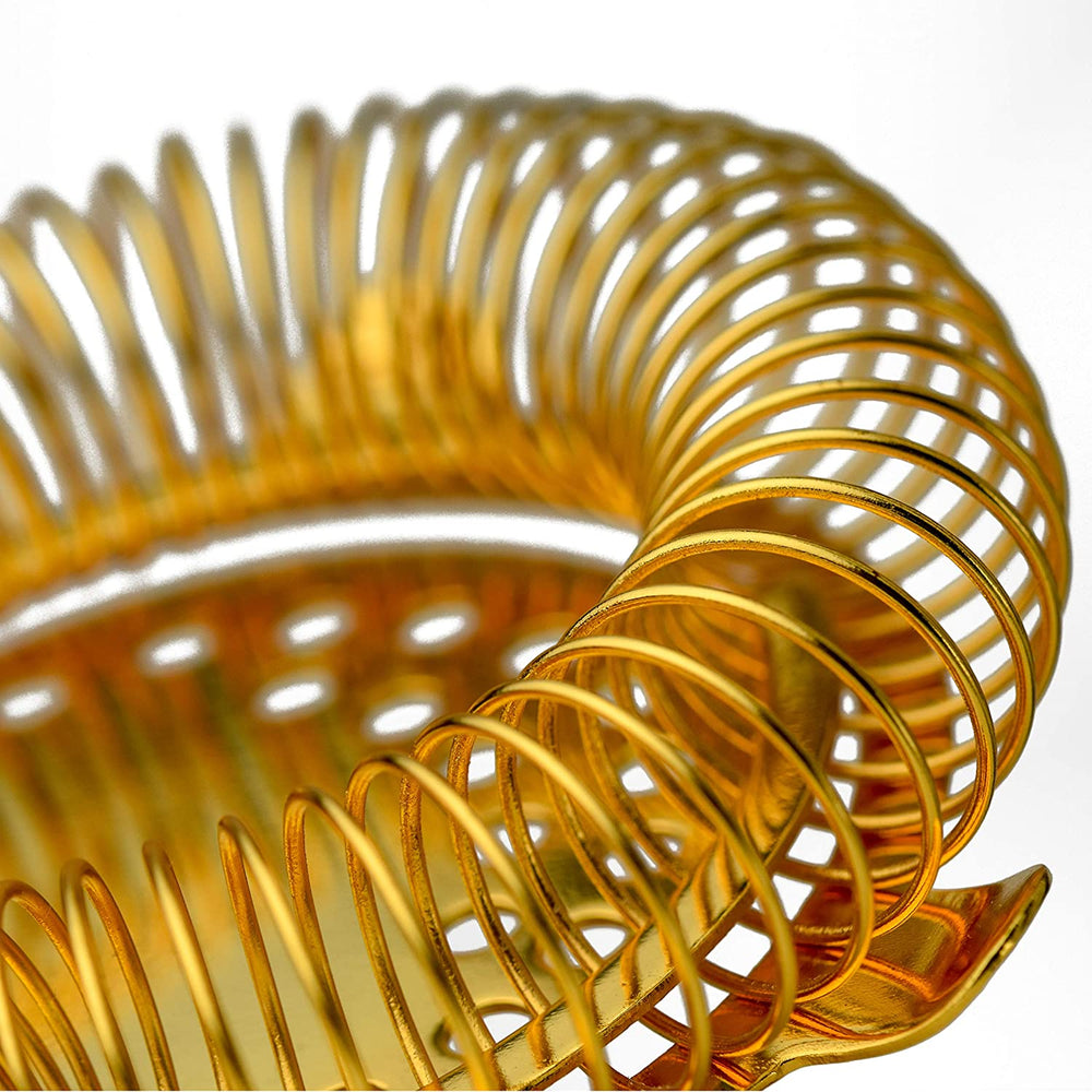 24K Gold-Plate 4-Prong Strainer