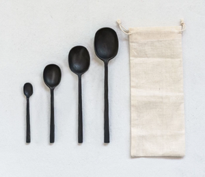 Cast Aluminum Spoons - Set 4