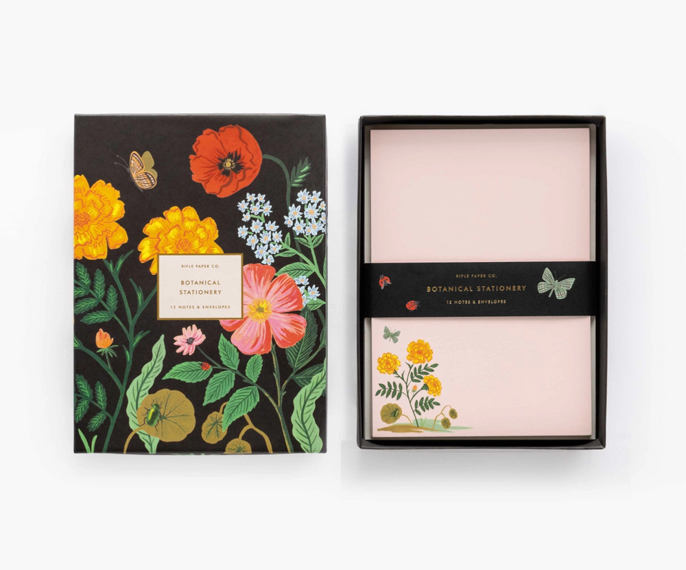 Botanical Social Stationery Set
