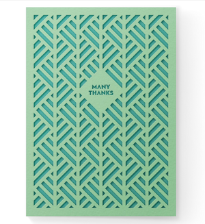 Many Thanks Pocket Greeting Card