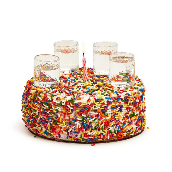 Cake Topper Shot Glass
