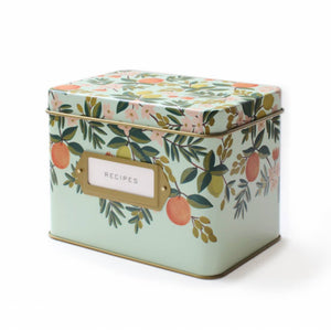 Citrus Floral Recipe Box