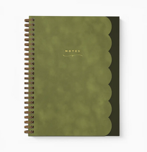 Scallop Notebook - Moss