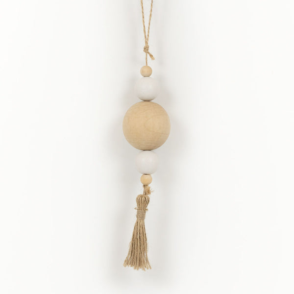 Wooden Bead Tassel Ornament