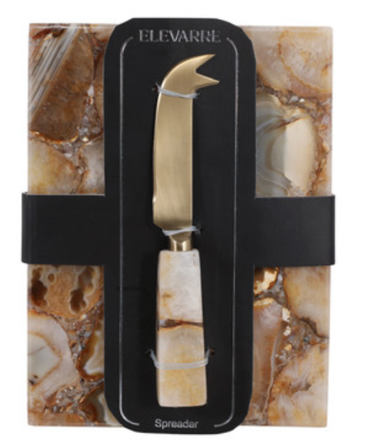 Euclid Brown Agate Cheeseboard
