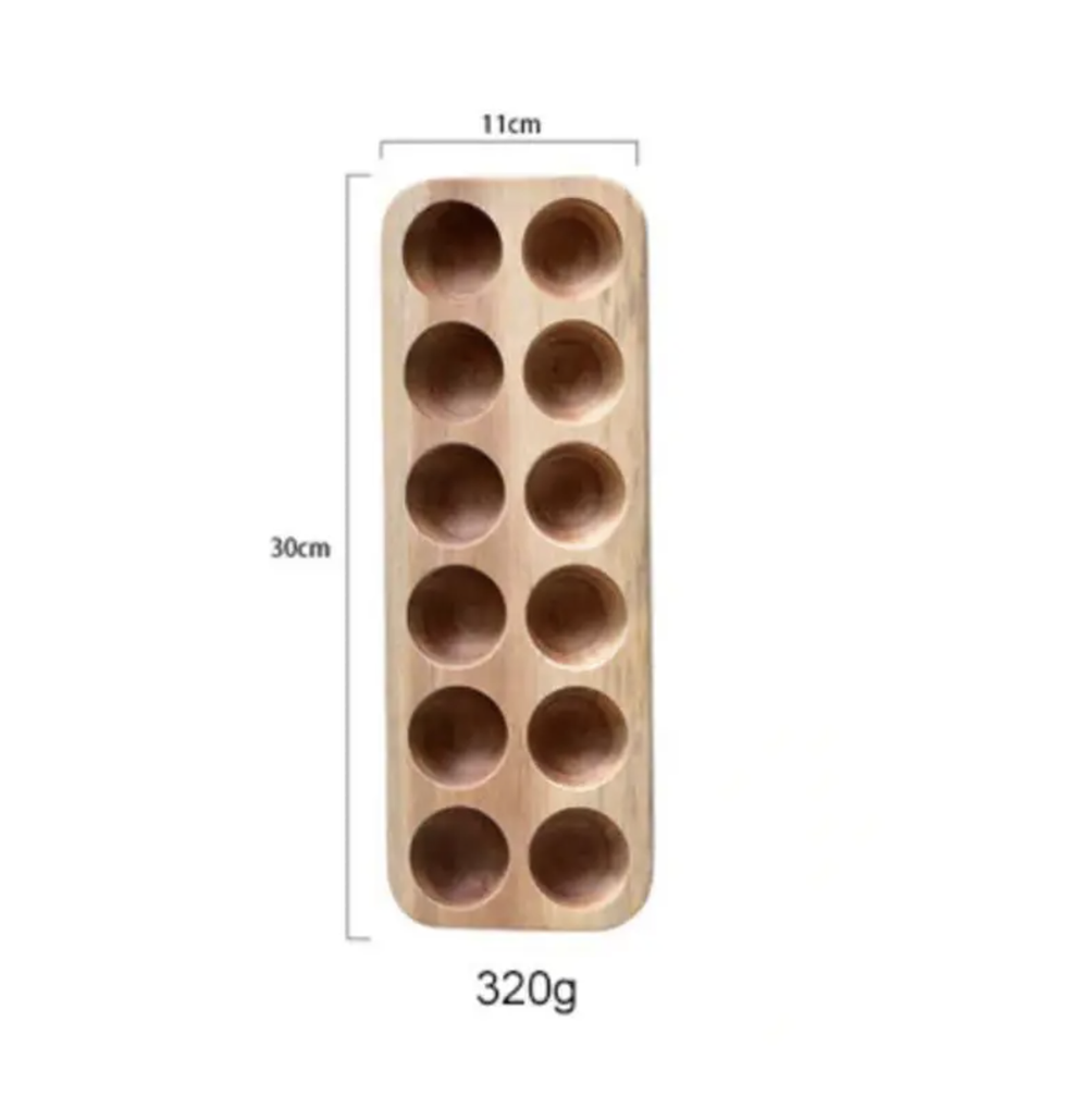 Wooden Egg Storage Tray