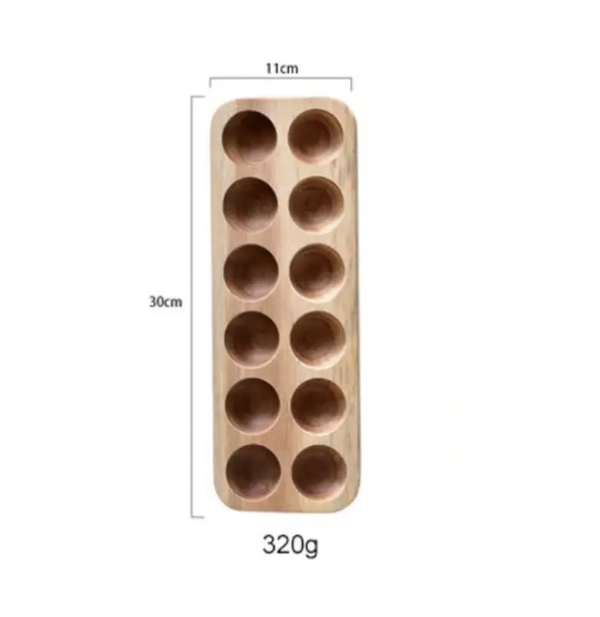 Wooden Egg Storage Tray