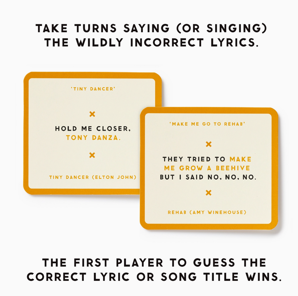 Misunderstood Songs Game
